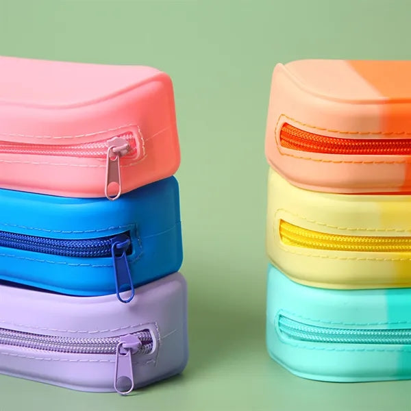 Silicone pencil case