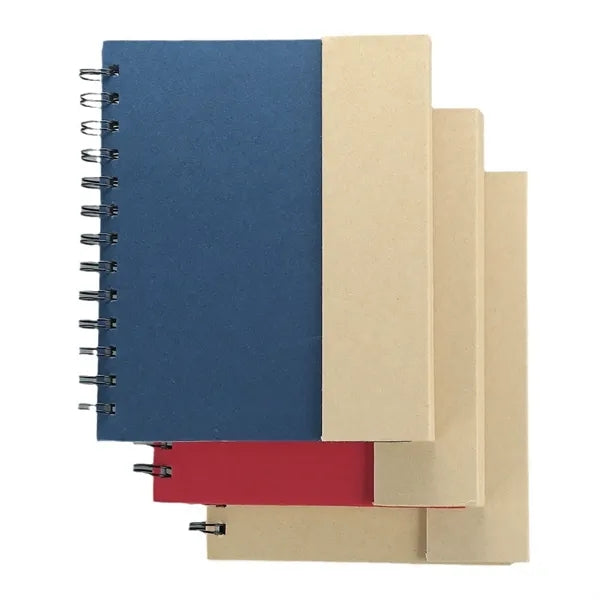 Eco-Recycled Magnetic Journal with Sticky Notes and Flags