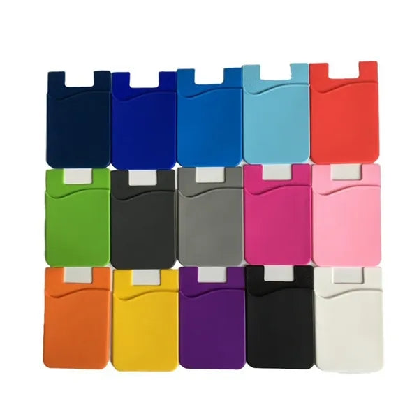 Silicone Phone Wallet Card Holder Sleeves