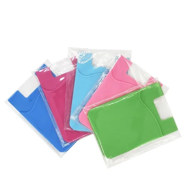 Silicone Phone Wallet Card Holder Sleeves