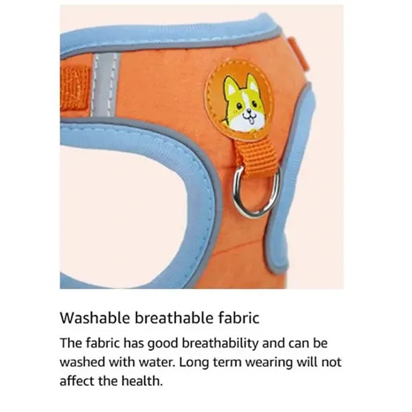 Dog Harness Vest Tow Rope Comfortable Leash Set