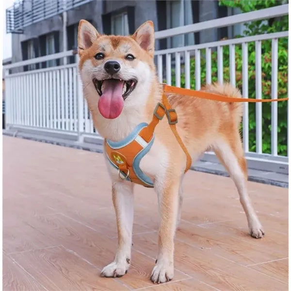 Dog Harness Vest Tow Rope Comfortable Leash Set