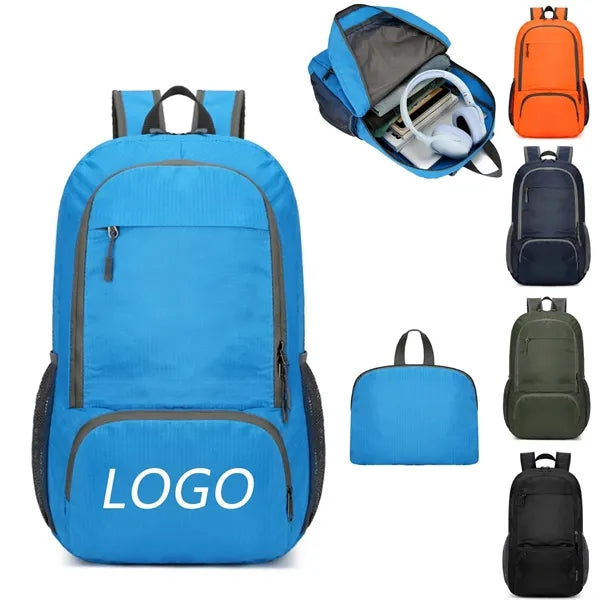 420D Polyester Lightweight Foldable Backpack