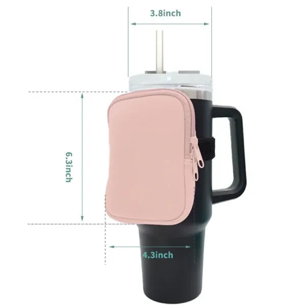 Cup Bottle Accessory Zipper Pouch Waist Bag