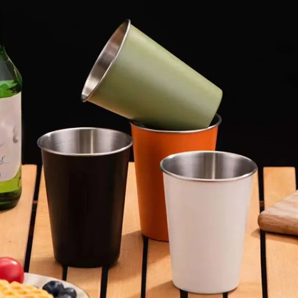 12 Oz Stainless Steel Cups