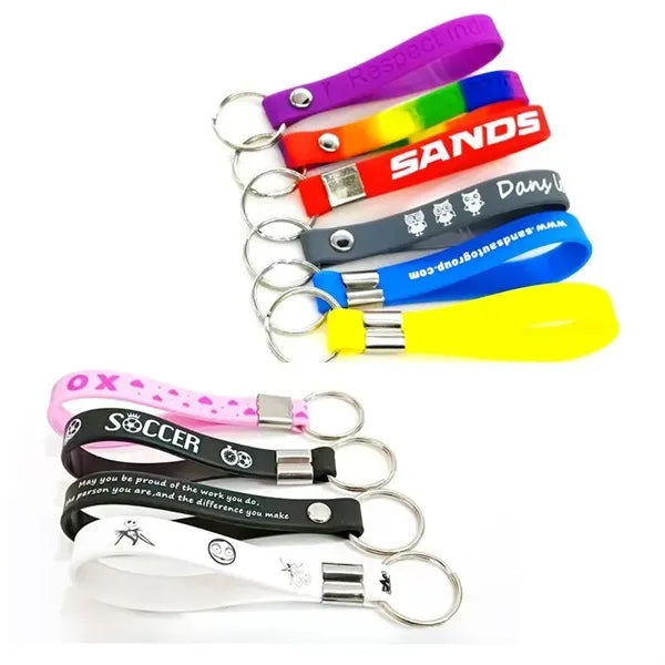 Silicone Wristband Keychain