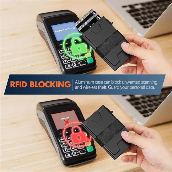 RFID Blocking Pop-Up Minimalist Wallet For Men