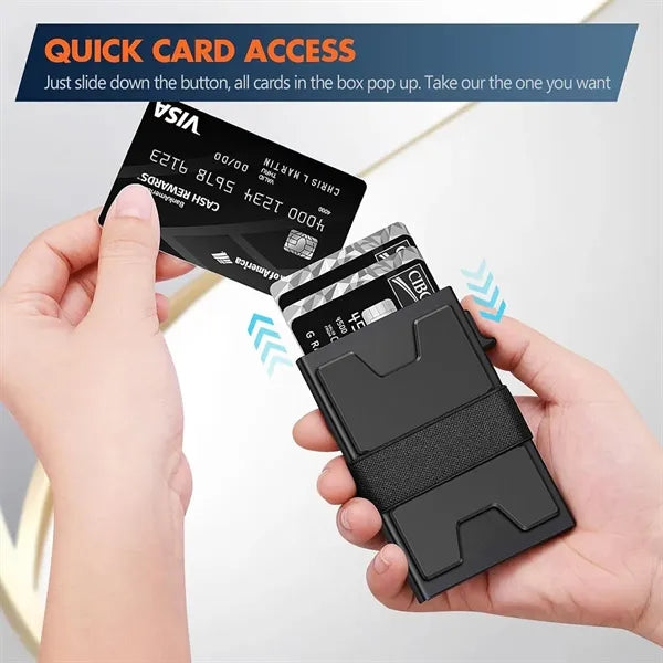 RFID Blocking Pop-Up Minimalist Wallet For Men