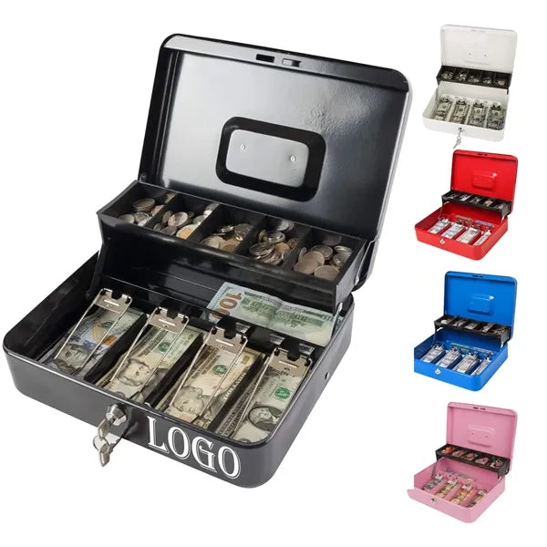 Money Box With Cash Tray