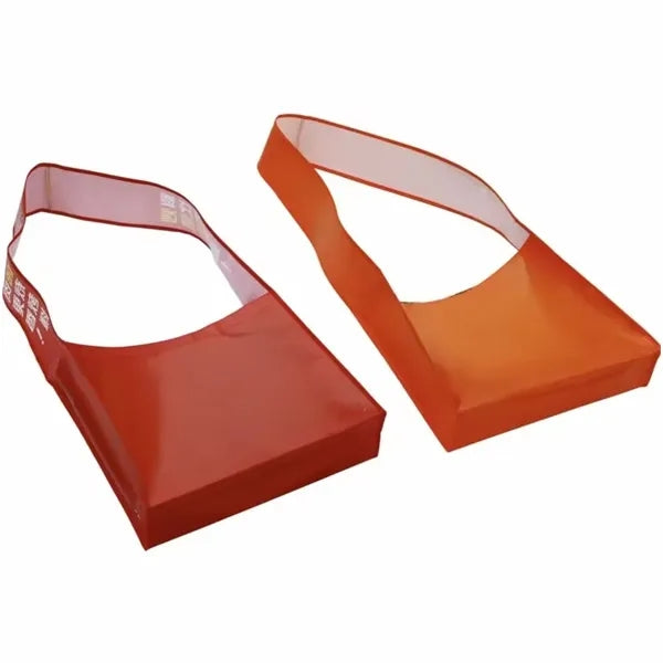 Cross-body single shoulder covered non-woven bag