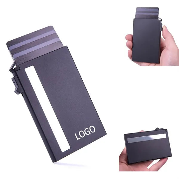 Slim Metal Card Holder Case