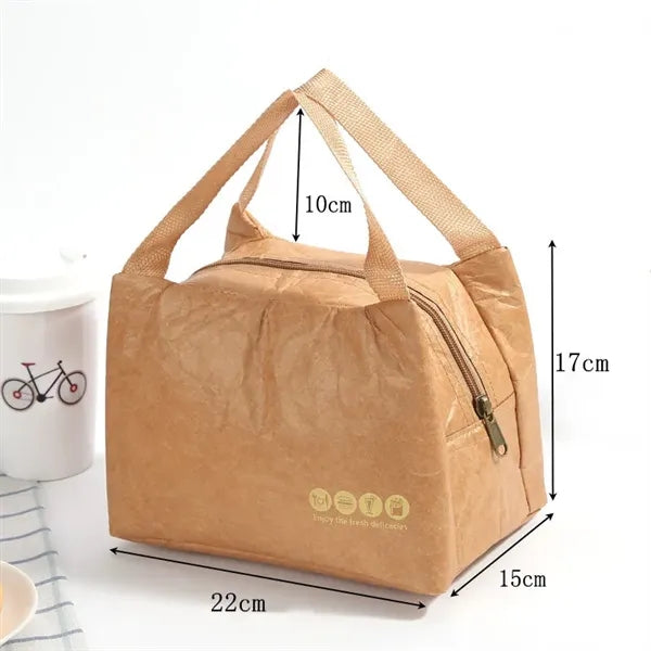 Trapezoidal Hand-held Insulated Lunch Bag