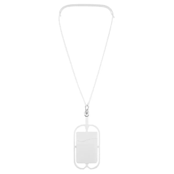 Silicone Lanyard With Phone Holder & Wallet