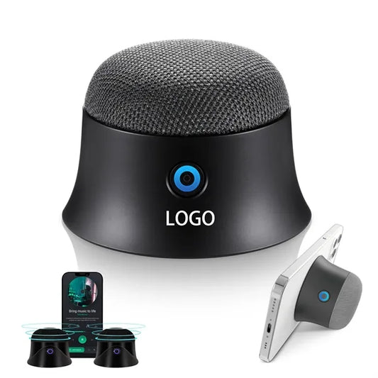 Magnetic phone holder speaker