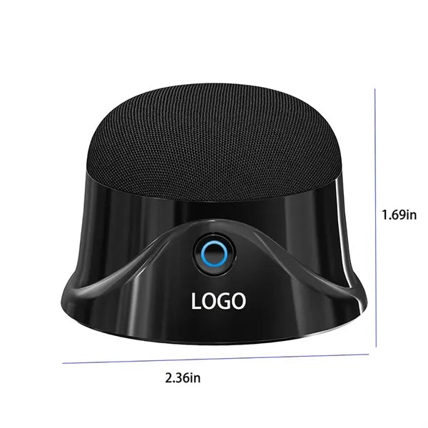 Magnetic phone holder speaker
