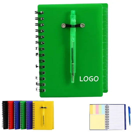 Multifunctional Spiral Notebook With Pen