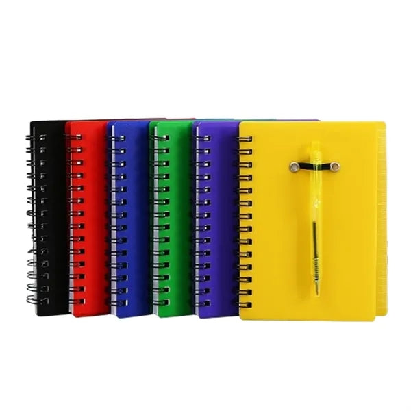 Multifunctional Spiral Notebook With Pen