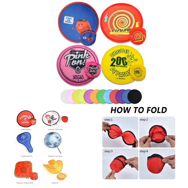 Folding Round Fan /Flying Disc