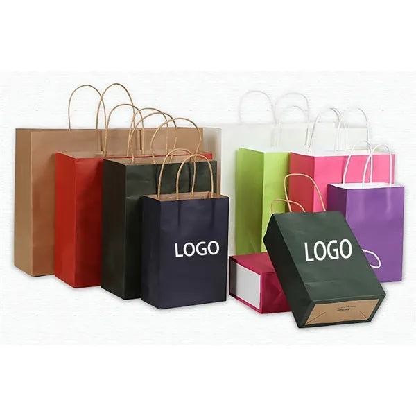 Paper Shopping Bag with Drawstring Handle