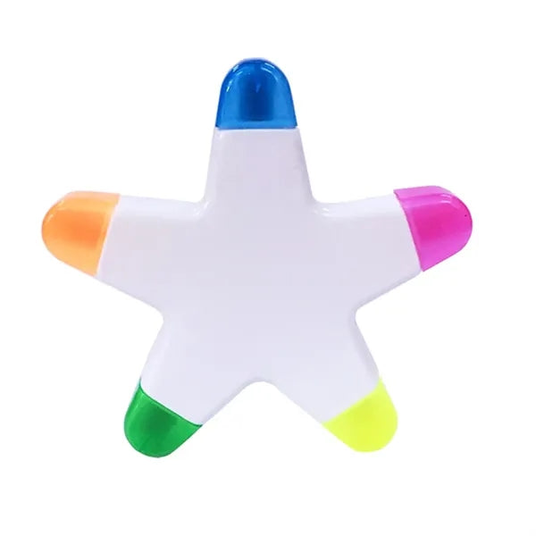 Five Colors Highlighter Marker Pen