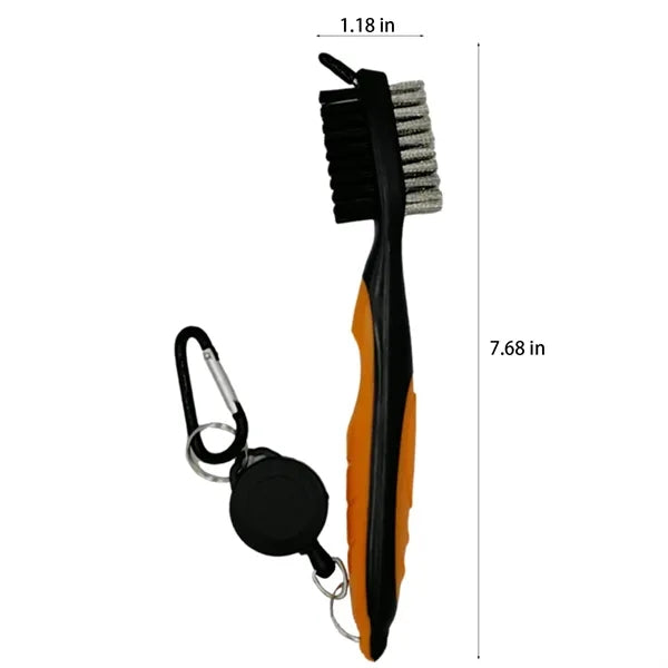Dual-Sided Golf Club Cleaning Brush Water Refillable