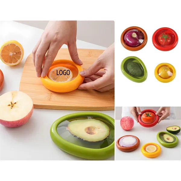 Avocado Storage Containers Custom Logo