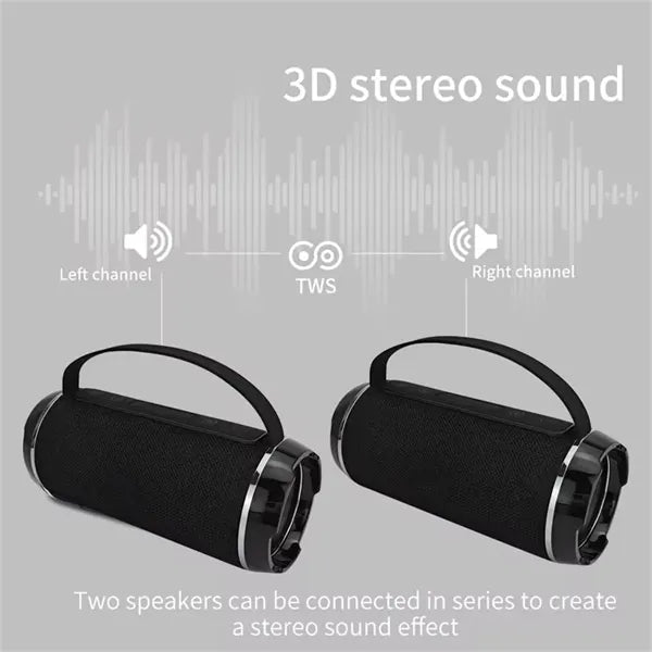 3D Stereo Sound Bluetooth Speaker