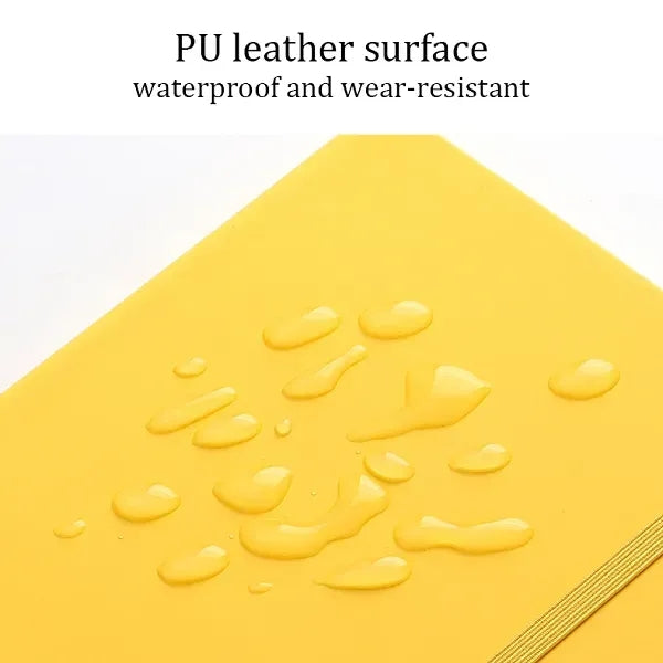 PU Leather Notebook with Elastic Strap