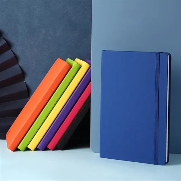 PU Leather Notebook with Elastic Strap