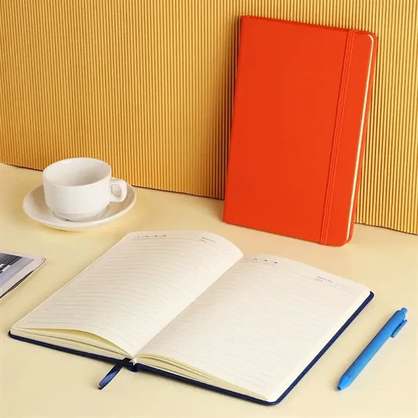 PU Leather Notebook with Elastic Strap