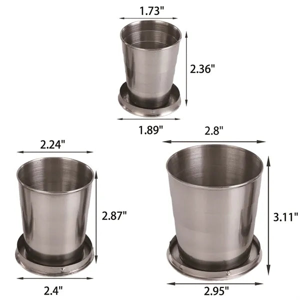 Stainless Steel Telescopic cup