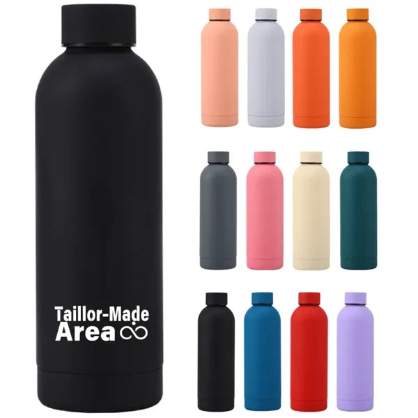 Stainless Steel Travel Mug Black Flask Thermal Bottle