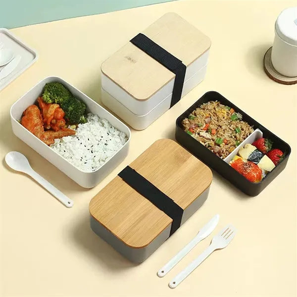 Bento Lunch Box With Bamboo Lid