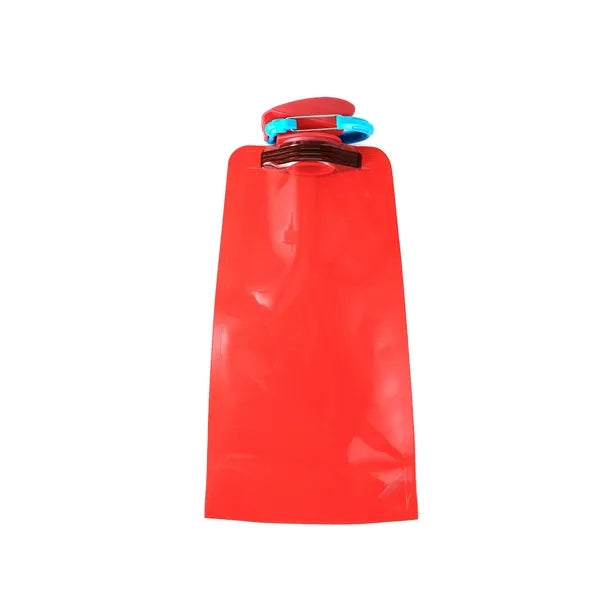 Flip Top Foldable Water Bottle With Carabiner