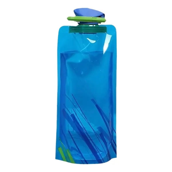 Flip Top Foldable Water Bottle With Carabiner