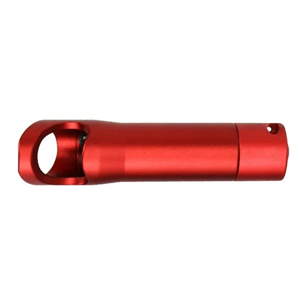 Laser 3 LED Flashlight & Bottle Open Key Chain
