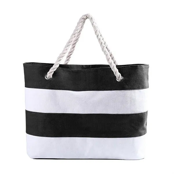 Striped Canvas Tote Bags