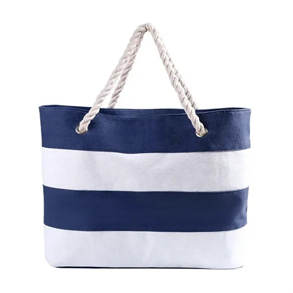 Striped Canvas Tote Bags