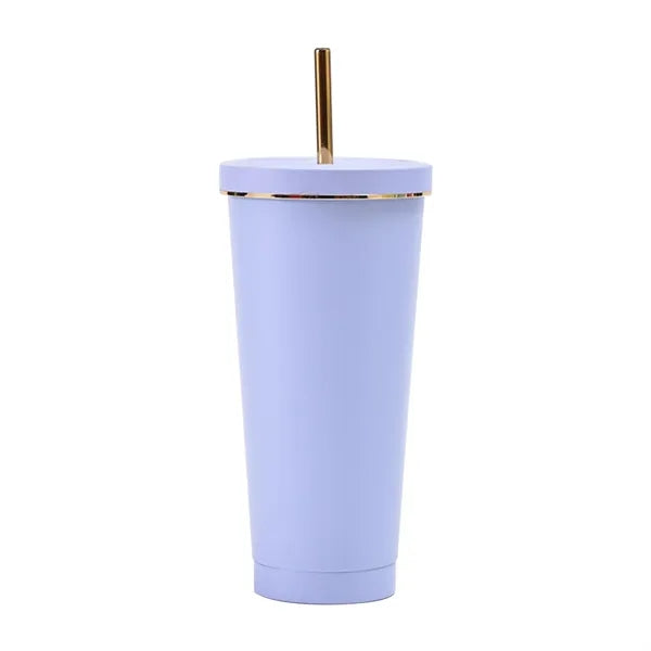 17oz Metallic Coffee Tumbler Insulated Metal Cup