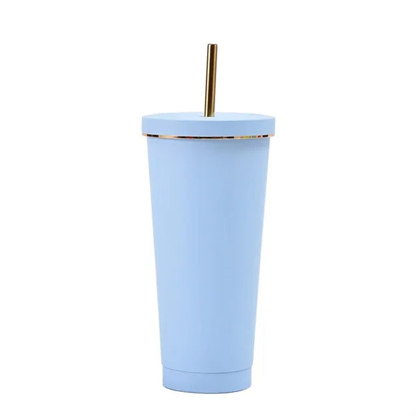 17oz Metallic Coffee Tumbler Insulated Metal Cup
