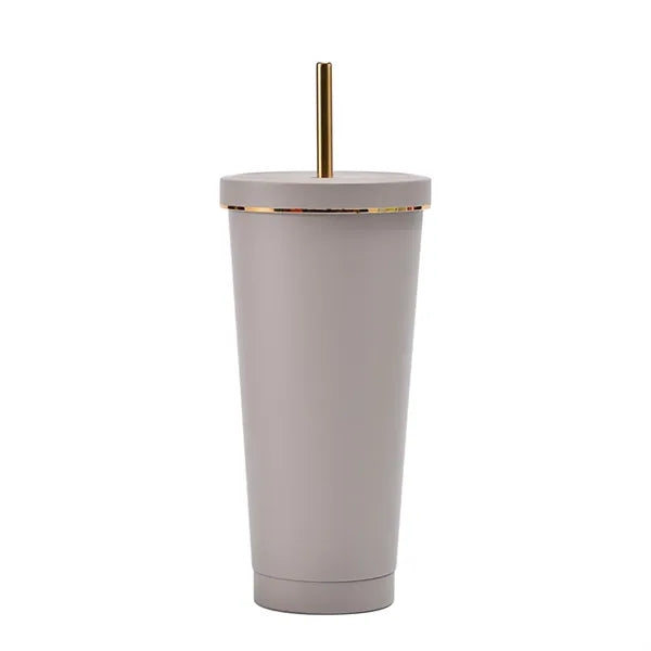 17oz Metallic Coffee Tumbler Insulated Metal Cup