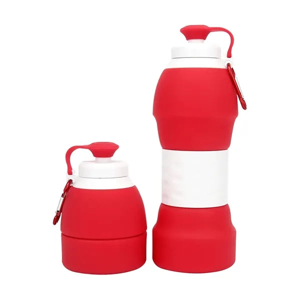 20 OZ Collapsible Silicone Water Bottle