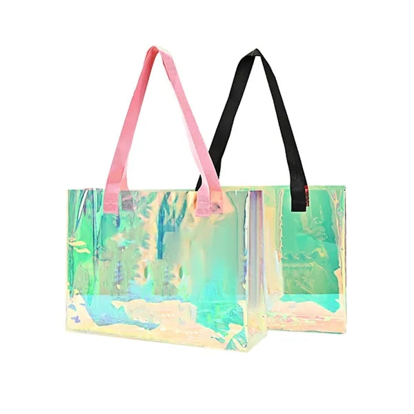 Holographic Laser PVC Fashon Shopping Tote Bag