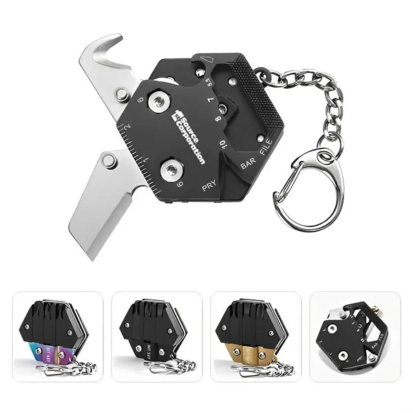 Mini Multitool Folding Tool Keychain