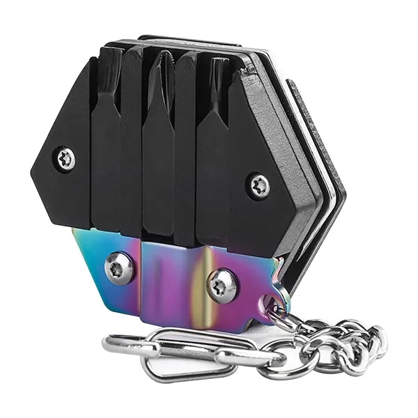 Mini Multitool Folding Tool Keychain