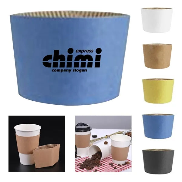 5 " x 2.4 "Kraft Paper Cup Sleeve
