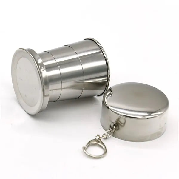 2 Oz Stainless Steel Collapsible Shot Cup