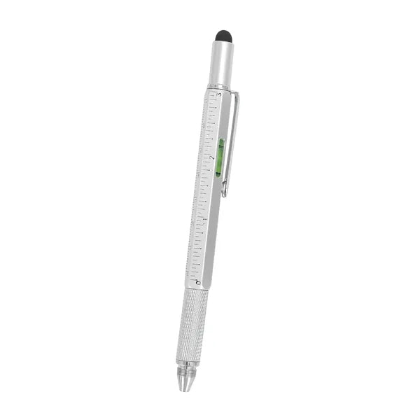 Metal six in one multifunctional tool pen