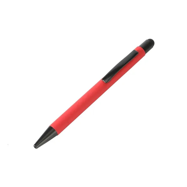 Rubber Stylus Ballpoint Pen