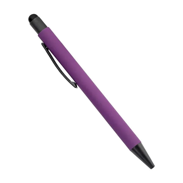 Rubber Stylus Ballpoint Pen